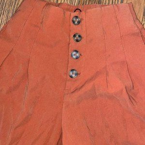 Zara burnt orange pants size XS